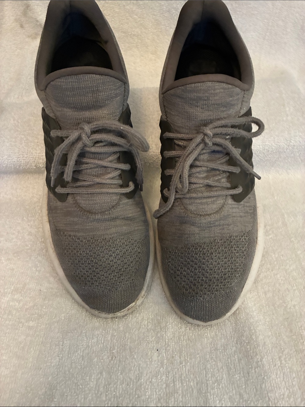 Aldo Men's Grey Knit Athletic Sneakers - Comfortable Everyday Running Shoes